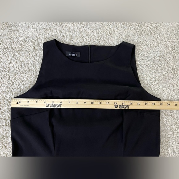 Women’s Size 14P AGB Elegant Black Sleeveless Dress - Picture 4 of 5